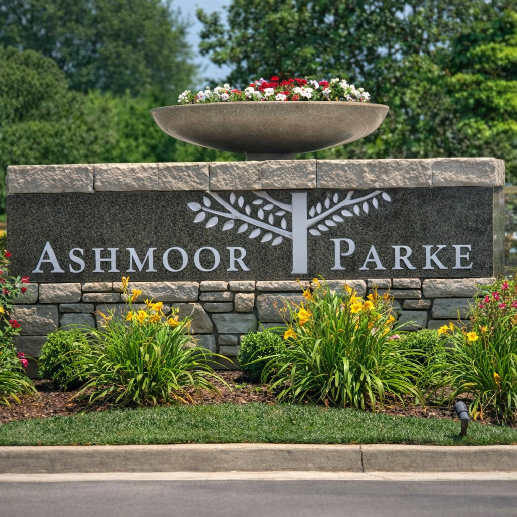 Ashmoor Parke Entrance Sign